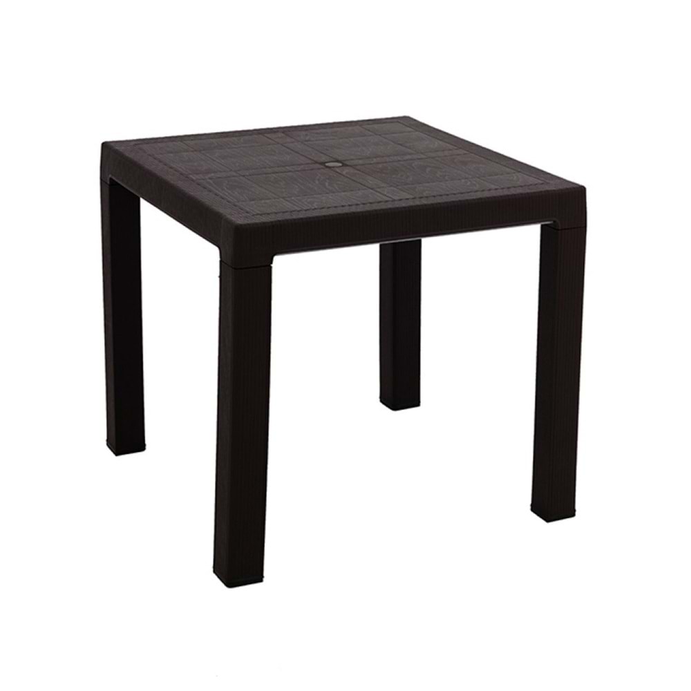 SAĞLAM 525 80 X 80 ELİT RATTAN MASA EKO (CAMSIZ)