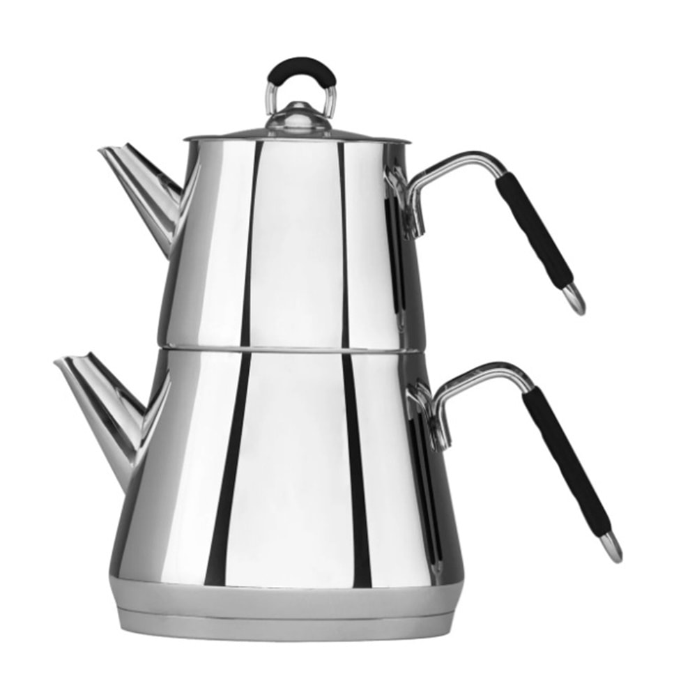 AKDENİZ AKD665 PİRAMİT EXTRA JUMBO SİLİKON KULP ÇAYDANLIK *6*