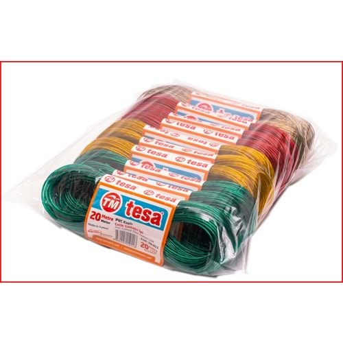TEMSAN TM011 20 MT PVC KAPLI ÇELİK ÇAMAŞIR İPİ (12 Lİ) *10*