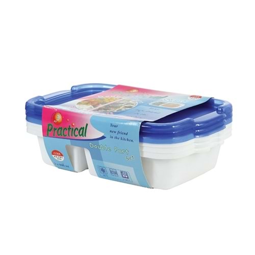 ALPA PRT230 PRATİK BÖLMELİ 3LÜ SAKLAMA KABI *56*