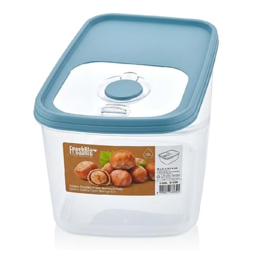 FRESHLİFE D535 SÜRGÜLÜ ERZAK KABI 10 LT *12*